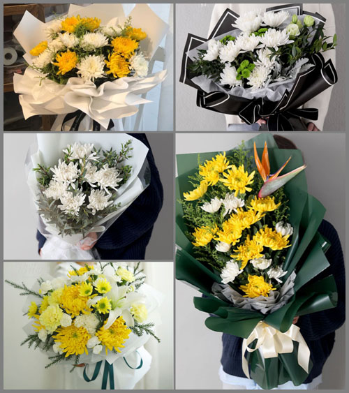 湖北襄阳市谷城县石花镇同北庙村白事花束代送